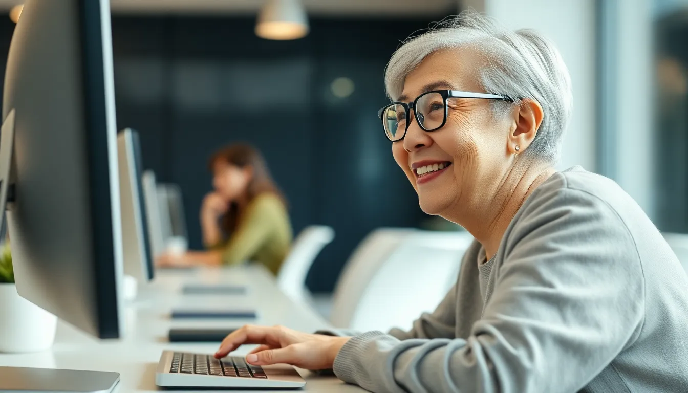 노인 복지 서비스 이용 모습