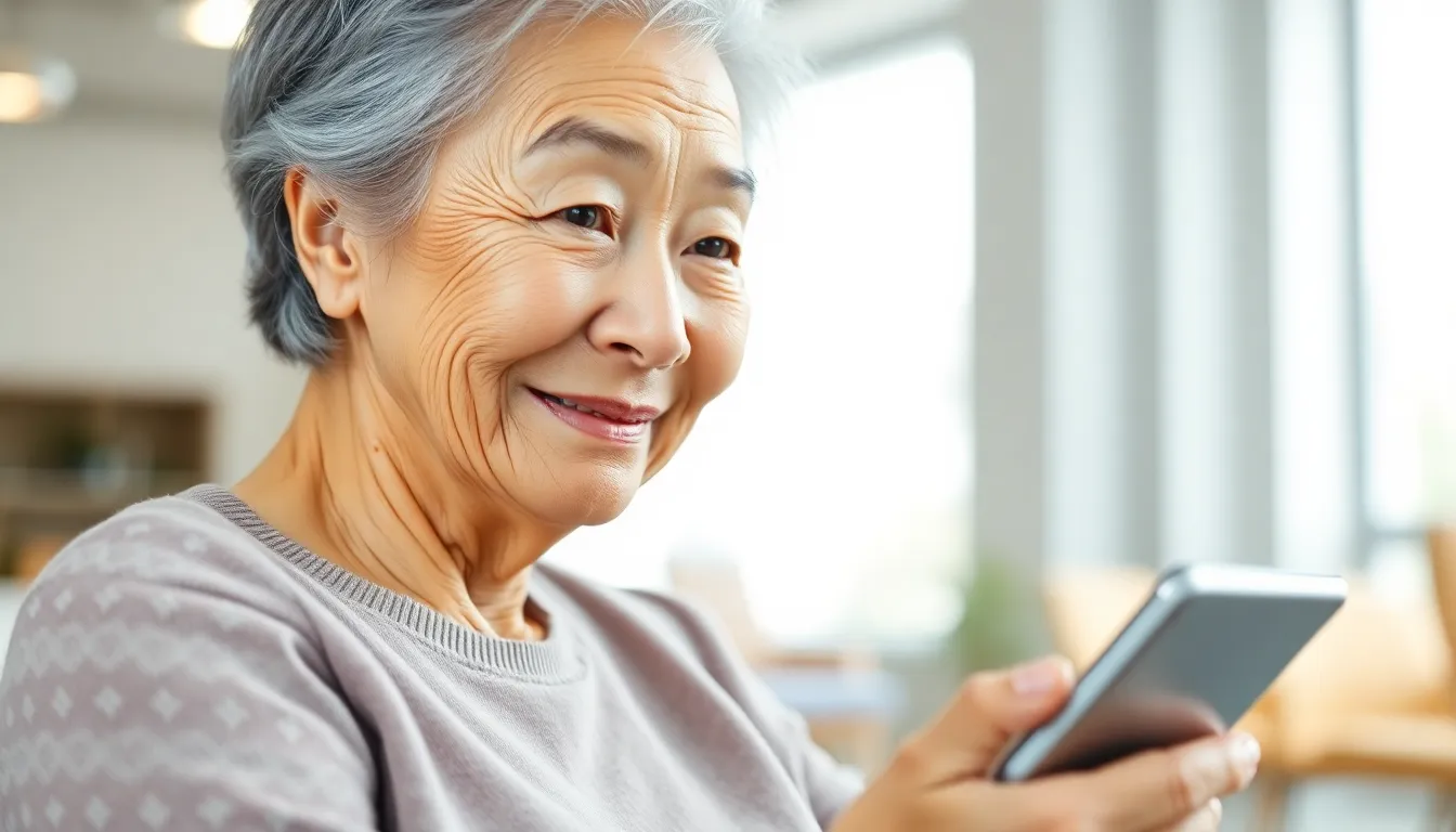 온라인 커뮤니티에서 소통하는 노인들