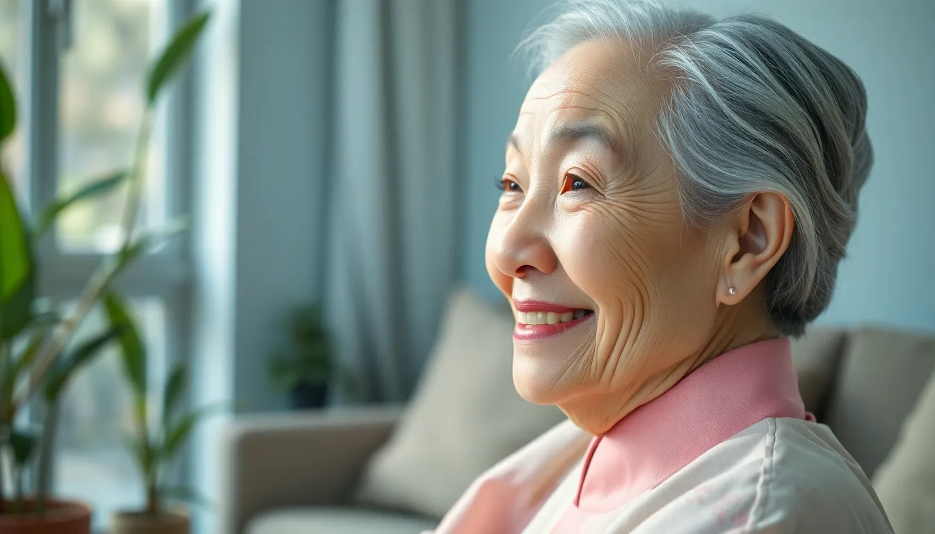 취미 활동을 즐기는 노년의 모습