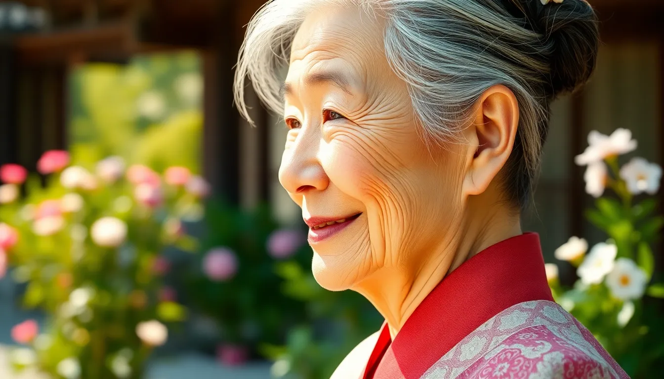 노년 부부의 행복한 모습