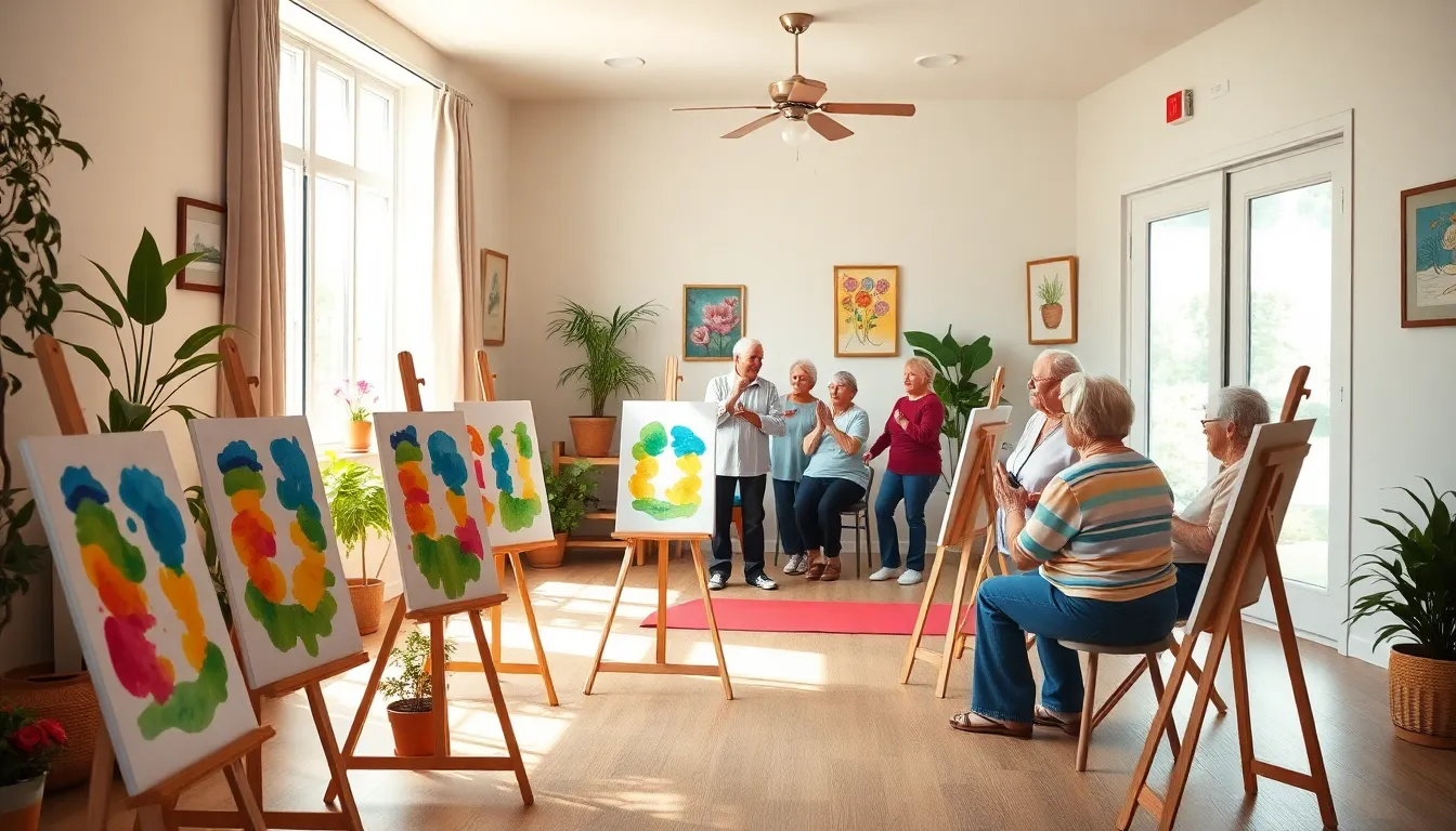 주간보호센터 프로그램 모습