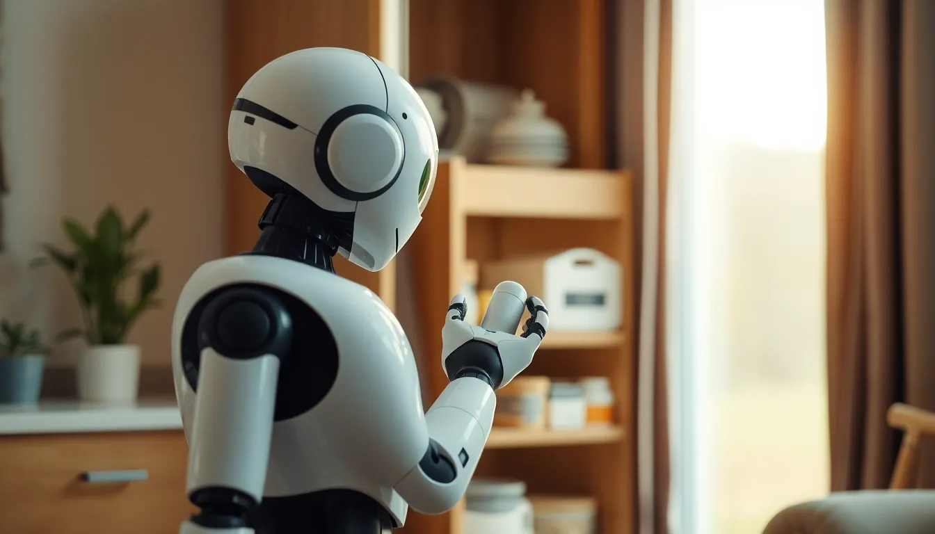 시니어 케어 로봇 활용 예시