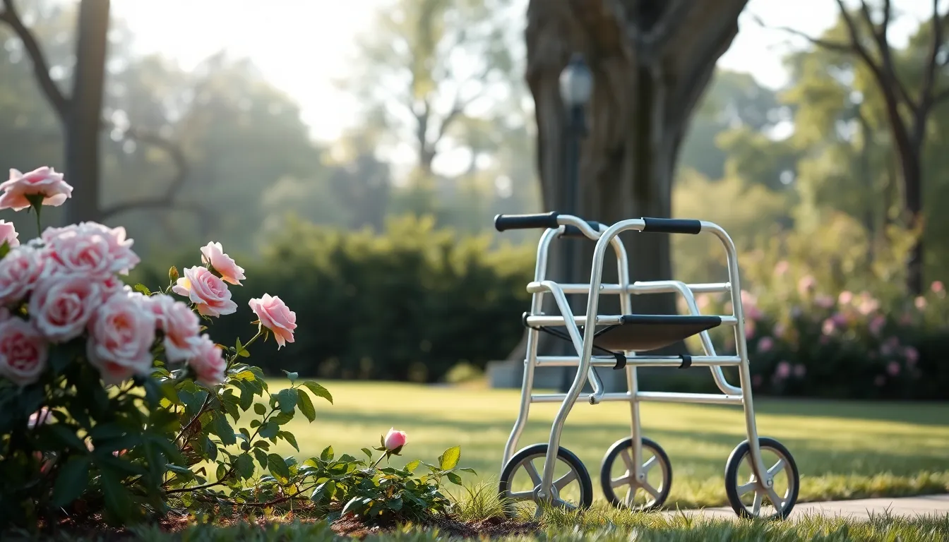 실버카 사용 모습